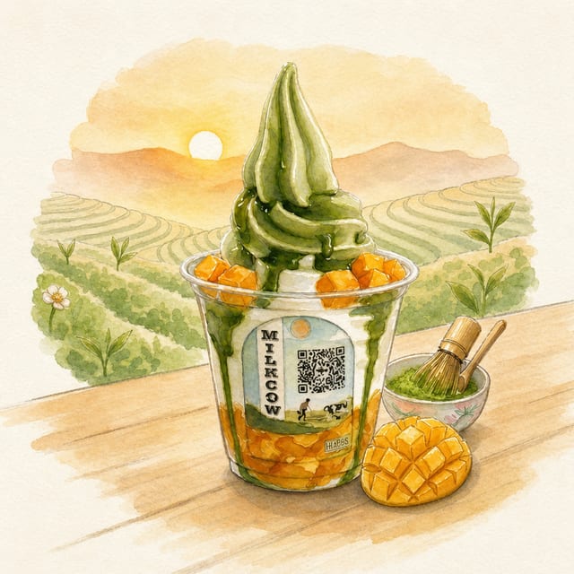 Mango Matcha.
