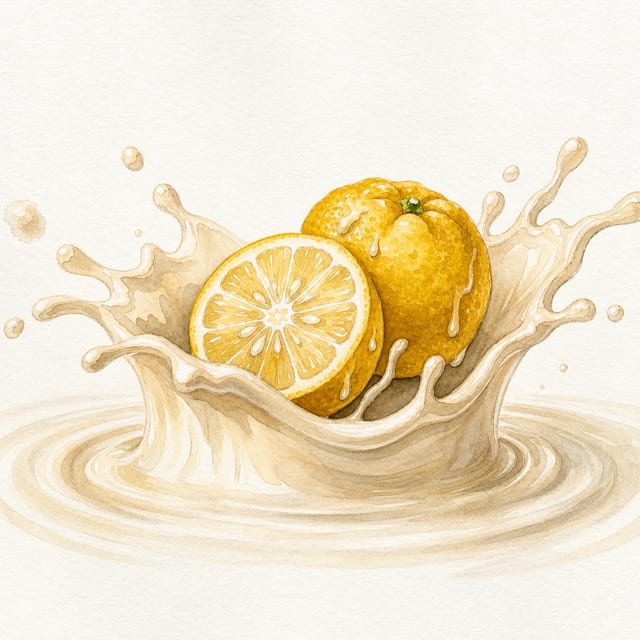 Yuzu Milkshake.