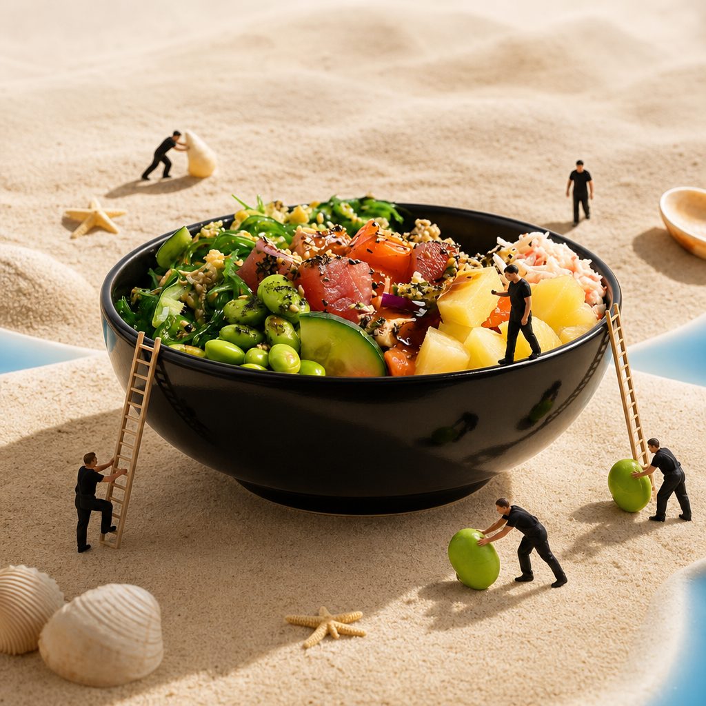 Regular Poke Bowl.