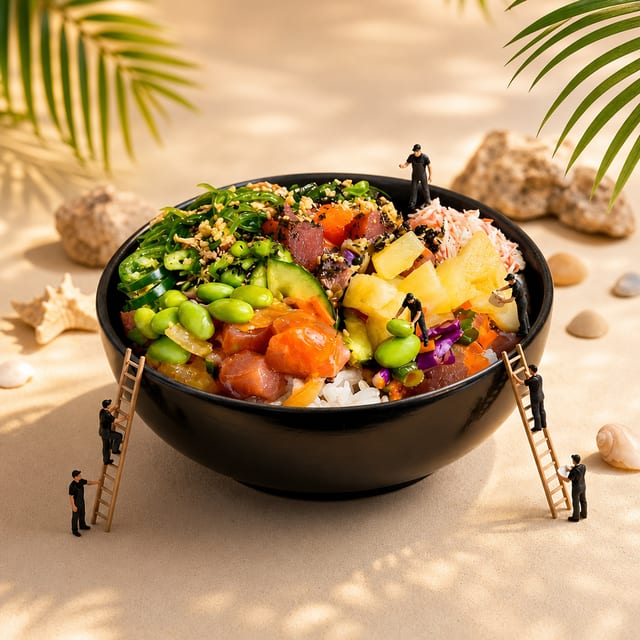 Large Poke Bowl.
