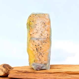 Grilled Salmon + Avocado Rice Paper Roll