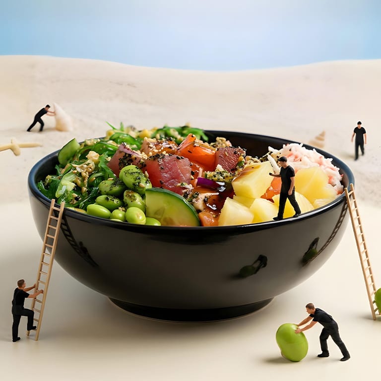 Lunch at our Hawaiian restaurant